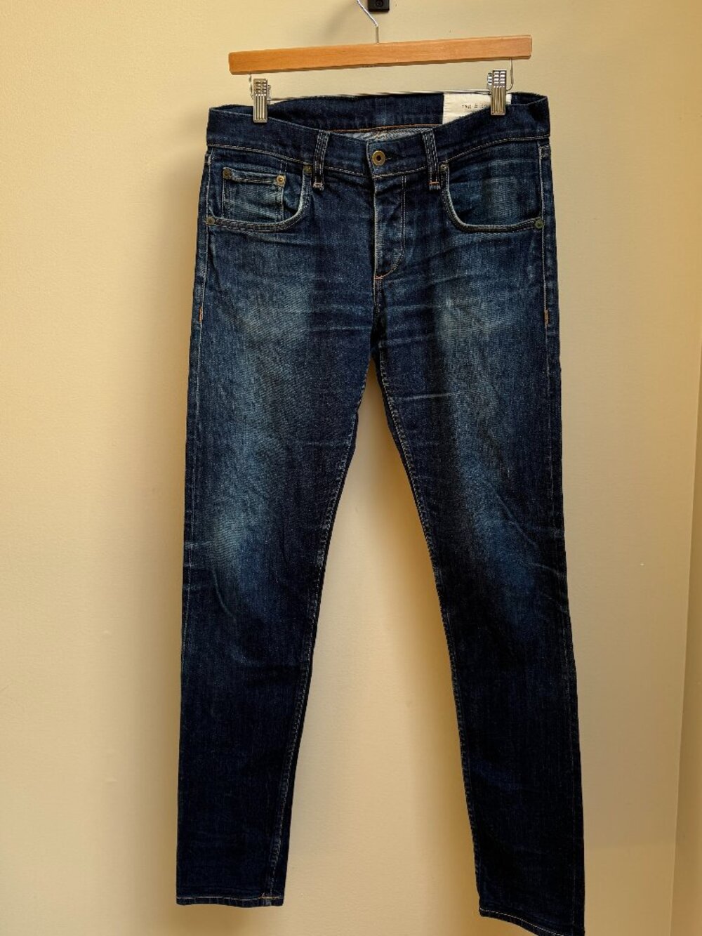 rag & bone Fit 1 Skinny Raw Denim Jeans